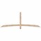 Ekena Millwork Bellingham Smooth Timber Gable Bracket, Douglas Fir, 84"W x 31"H x 1 1/2"D x 3 1/2"F, 9/12 Pitch GBW084X31X0204BEL00SDF - alternate 1